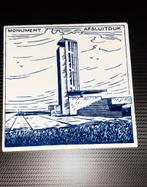 Afsluitdijk Tegeltje ca. 10x10 cm.   (Zenith, zie afbeeldin, Antiek en Kunst, Ophalen