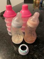 Difrax flesjes + melkpoedertorens gratis, Kinderen en Baby's, Ophalen, Gebruikt, Overige typen