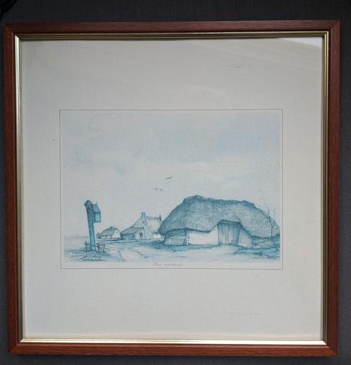Het Kappeletje van Dirk Baksteen, Antiek en Kunst, Kunst | Litho's en Zeefdrukken, Ophalen