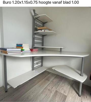 Hoek buro wit