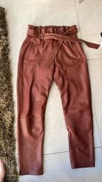 Stma Ibana etc leren broek 38/40, Kleding | Dames, Maat 38/40 (M), Bruin, Ophalen of Verzenden, Zo goed als nieuw
