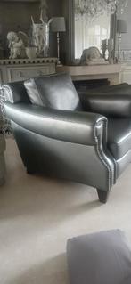 2 zilvergrijze fauteuils van Natuzzi, Huis en Inrichting, Fauteuils, Ophalen of Verzenden, Zo goed als nieuw, 50 tot 75 cm