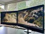 2x IIyama 22 inch beeldschermen, Computers en Software, Monitoren, Ophalen, VGA, IPS, Full HD