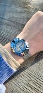 Vintage Rado Diastar "tiger eye", Sieraden, Tassen en Uiterlijk, Horloges | Heren, Overige merken, Leer, Staal, Ophalen of Verzenden