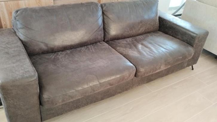 Trendhopper 3 zitbank Yala stof Yacht espresso, Huis en Inrichting, Banken | Bankstellen, Zo goed als nieuw, Rechte bank, Driepersoons