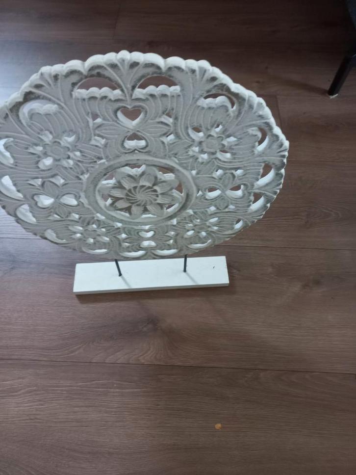 Decoratief ornament op voetstuk, Huis en Inrichting, Woonaccessoires | Wanddecoraties, Zo goed als nieuw, Ophalen of Verzenden