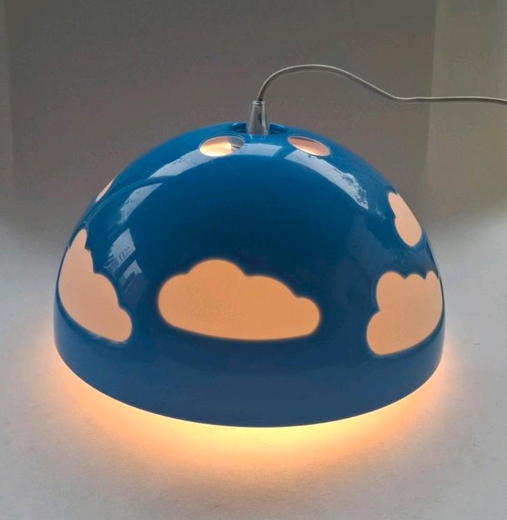 Twee Ikea Skojig Wolkenlampen, Huis en Inrichting, Lampen | Hanglampen, Zo goed als nieuw, Minder dan 50 cm, Kunststof, Ophalen of Verzenden