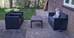 Tuin set, Tuin en Terras, Ophalen, 4 zitplaatsen, Kunststof, Gebruikt