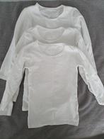 3 witte long sleeves Claesens mt 104 / 110 4eur, Kinderen en Baby's, Kinderkleding | Maat 104, Claesens, Jongen of Meisje, Ophalen of Verzenden