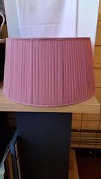 Vintage Lampenkap , roze plissé, Huis en Inrichting, Lampen | Lampenkappen, Ophalen of Verzenden, Rond, Retro, 25 tot 50 cm