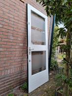 Hardhouten deur (achterdeur), Doe-het-zelf en Verbouw, Deuren en Horren, Ophalen, Gebruikt, 80 tot 100 cm, Buitendeur