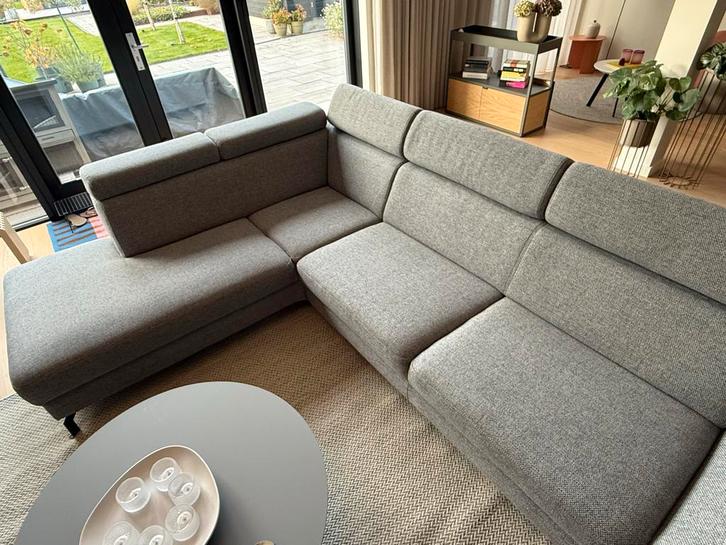 Mooie Hoekbank van Montel / bieding sluit 17/11 :), Huis en Inrichting, Banken | Bankstellen, Gebruikt, Hoekbank, Vierpersoons of meer