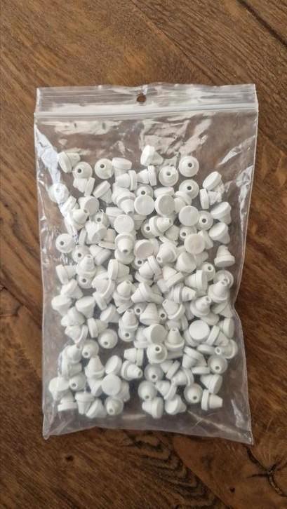 Kozijnbuffer dopjes (dik), Doe-het-zelf en Verbouw, Deuren en Horren, Nieuw, Binnendeur, Minder dan 200 cm, 120 cm of meer, Kunststof