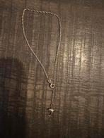 Fijn echt gouden 14 karaat enkelbandje met dolfijn., Sieraden, Tassen en Uiterlijk, Kettingen, Ophalen, Zo goed als nieuw, Goud