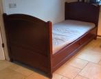 Mahoniehouten ledikant, Huis en Inrichting, Slaapkamer | Bedden, Ophalen, Vroeger, Gebruikt, 90 cm