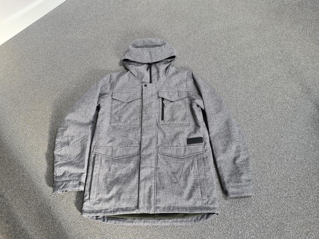 Burton Ski/Snowboard Jas grijs - Maat M, Jack, Gedragen, Verzenden, Burton