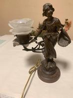 Schemerlampje klokfiguur, Antiek en Kunst, Antiek | Lampen, Ophalen of Verzenden