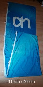 Albert Heijn Vlag AH Banner, supermarkt vlag 110x400cm, Diversen, Vlaggen en Wimpels, Ophalen of Verzenden, Zo goed als nieuw