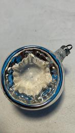 Vintage antieke kerstbal, deukbal zilver, Ophalen of Verzenden, Zo goed als nieuw