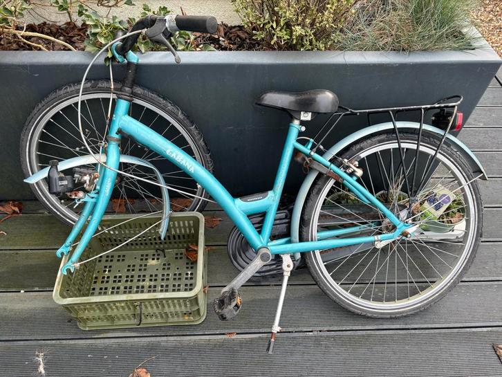 Batavus Kinder/Damesfiets - opknapper/lekke band, Fietsen en Brommers, Fietsen | Meisjes, Gebruikt, 24 inch, Handrem, Ophalen