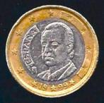 1 euro Spanje 1999 - Gecirculeerd, Postzegels en Munten, Munten | Europa | Euromunten, Ophalen of Verzenden, Spanje, 1 euro, Losse munt