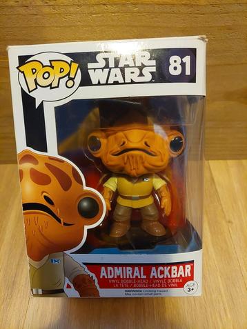Funko Pop Star Wars Admiral Ackbar 81