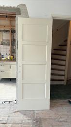 Stompe witte deur, Doe-het-zelf en Verbouw, Deuren en Horren, Ophalen, Gebruikt, 80 tot 100 cm, Binnendeur