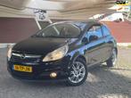 Opel Corsa 1.2-16V Enjoy Airco Recentelijk onderhoud uitgevo, Gebruikt, Zwart, 4 cilinders, 1229 cc