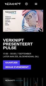 Verknipt festival, Tickets en Kaartjes, Twee personen