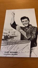 Cliff Richard briefkaart Columbia Records 60 jaar oud, Verzamelen, Gebruikt, Ducoso, Ophalen of Verzenden, Foto of Kaart