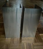 2 nieuwe RVS schachten voor afzuigkap 26,6x26,6x60 cm, Ophalen of Verzenden, Nieuw