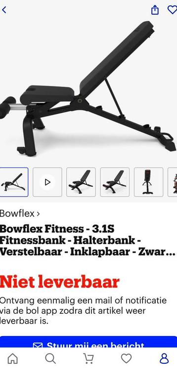 Bowflex fitness 3.1S beschikbaar voor biedingen