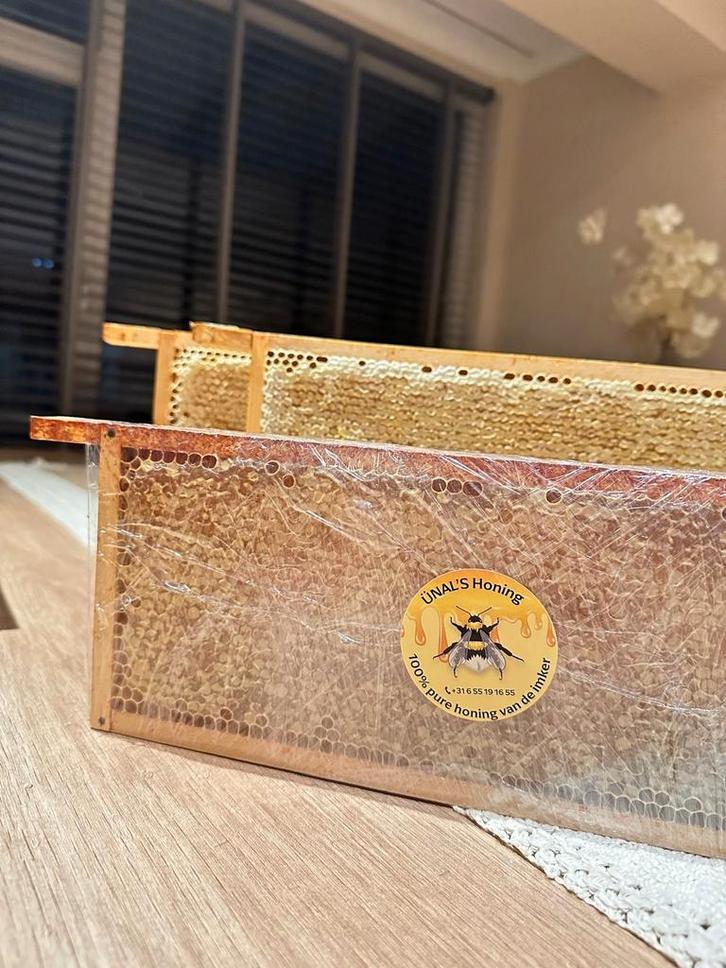 Natuurlijke raathoning van de imker | 100% pure honing, Diversen, Levensmiddelen, Ophalen of Verzenden