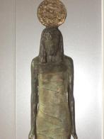 Karel ZIJLSTRA bronzen HORUS Egypte geïnspireerd beeld 115cm, Antiek en Kunst, Ophalen