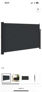 Uittrekbaar windscherm zwart 160 x 300 cm, Tuin en Terras, Tuinschermen, Ophalen, Nieuw, 200 cm of meer, 150 tot 200 cm
