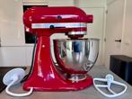 KitchenAid Artisan 4,8L Rood, 4 liter of meer, Ophalen, Zo goed als nieuw, 3 snelheden of meer
