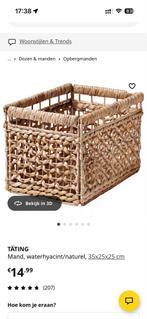 Rieten mand van het merk Ikea, Ophalen of Verzenden, Zo goed als nieuw