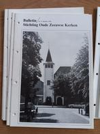 Stichting Oude Zeeuwse Kerken: Bulletins 1987-2007 12 stuks, Ophalen of Verzenden, 20e eeuw of later, Gelezen