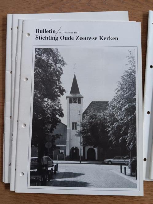 Stichting Oude Zeeuwse Kerken: Bulletins 1987-2007 12 stuks, Boeken, Geschiedenis | Stad en Regio, Gelezen, 20e eeuw of later