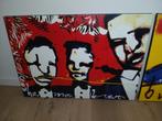 serie van herman brood 4 stuks op canvas izgst, Antiek en Kunst, Ophalen