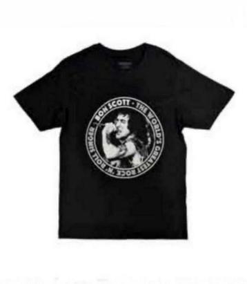 t-shirt, Bon Scott, ac/dc, zwart, rock, metal,biker, rocker, beschikbaar voor biedingen