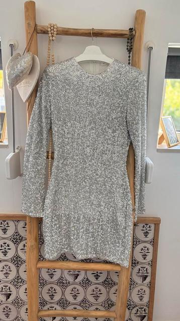 My Jewellery Zilver Glitter Pailletten Jurk - Maat M beschikbaar voor biedingen