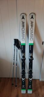 Atomic Redster SC Ski's 162cm + Stokken, 160 tot 180 cm, Gebruikt, Ophalen of Verzenden, Carve