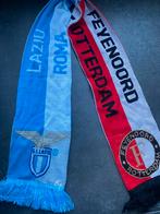 Feyenoord rotterdam lazio roma sjaal, Verzamelen, Sportartikelen en Voetbal, Ophalen of Verzenden