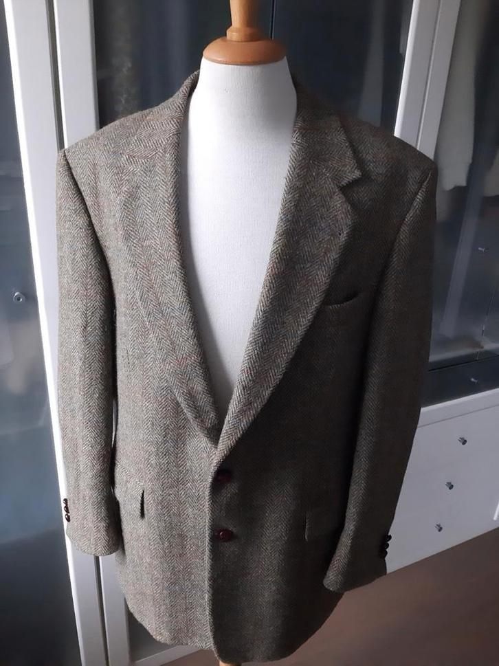Harris Tweed colbert maat 54 ., Kleding | Heren, Kostuums en Colberts, Zo goed als nieuw, Maat 52/54 (L), Bruin, Ophalen of Verzenden