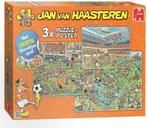jan van haasteren puzzel 3 in 1 - Voetbal, Hobby en Vrije tijd, Ophalen, 500 t/m 1500 stukjes, Zo goed als nieuw