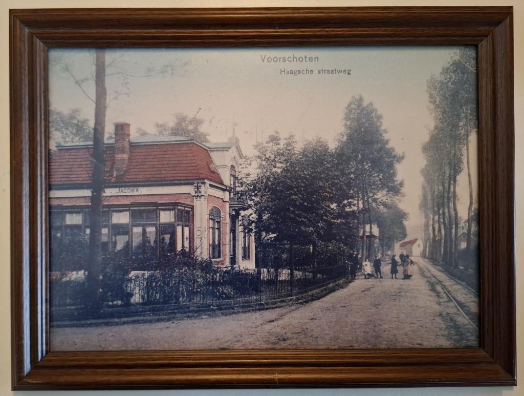 Voorschoten  foto in lijst Veurseweg 002, Boeken, Geschiedenis | Stad en Regio, Ophalen of Verzenden, Zo goed als nieuw