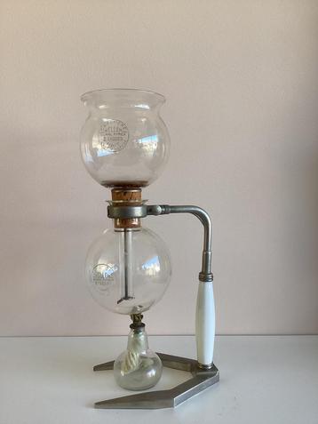 Vintage Hellem sifon koffiezetapparaat 2 kopjes Cafetiere beschikbaar voor biedingen