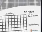 Volièregaas zwart 13x13mm | 1.1 mm | 100/150/200cm | 25m