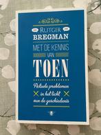 Rutger Bregman - Met de Kennis van Toen, Gelezen, Maatschappij en Samenleving, Ophalen of Verzenden, Nederland
